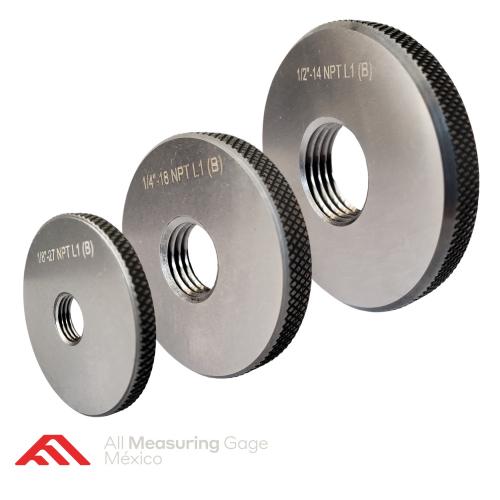 Medidores de rosca NPT / ANILLOS