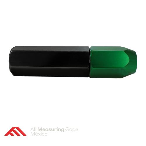 REVERSIBLE HANDLE / MANGOS – SINGLE END (S.E.) CENTRO NEGRO- CAPUCHON VERDE