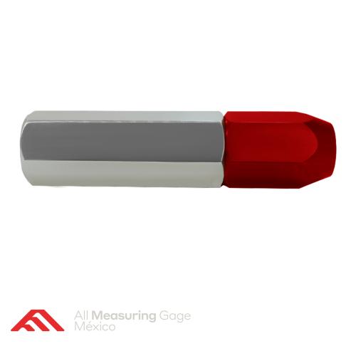REVERSIBLE HANDLE / MANGOS – SINGLE END (S.E.) CENTRO PLATA-CAPUCHON ROJO