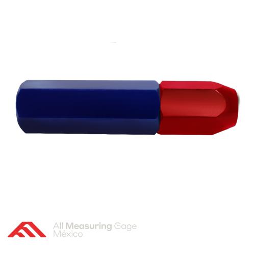 REVERSIBLE HANDLE / MANGOS – SINGLE END (S.E.) CENTRO AZUL-CAPUCHON ROJO