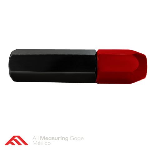 REVERSIBLE HANDLE / MANGOS – SINGLE END (S.E.) CENTRO NEGRO-CAPUCHON ROJO